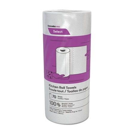 Cascades Pro Paper Towel, 2 Ply, White, 30 PK K070